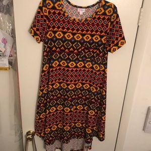 *SOLD* LulaRoe Carly Dress (Tribal)